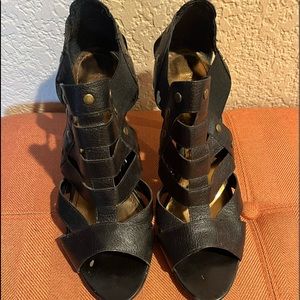 Nine West Black Studded Heels